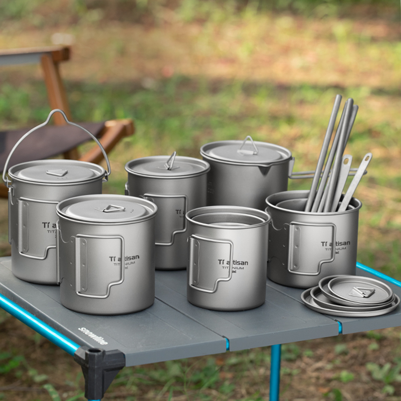 Coffee Tea Exchange - Tiartisan extérieur titane léger Portable thé