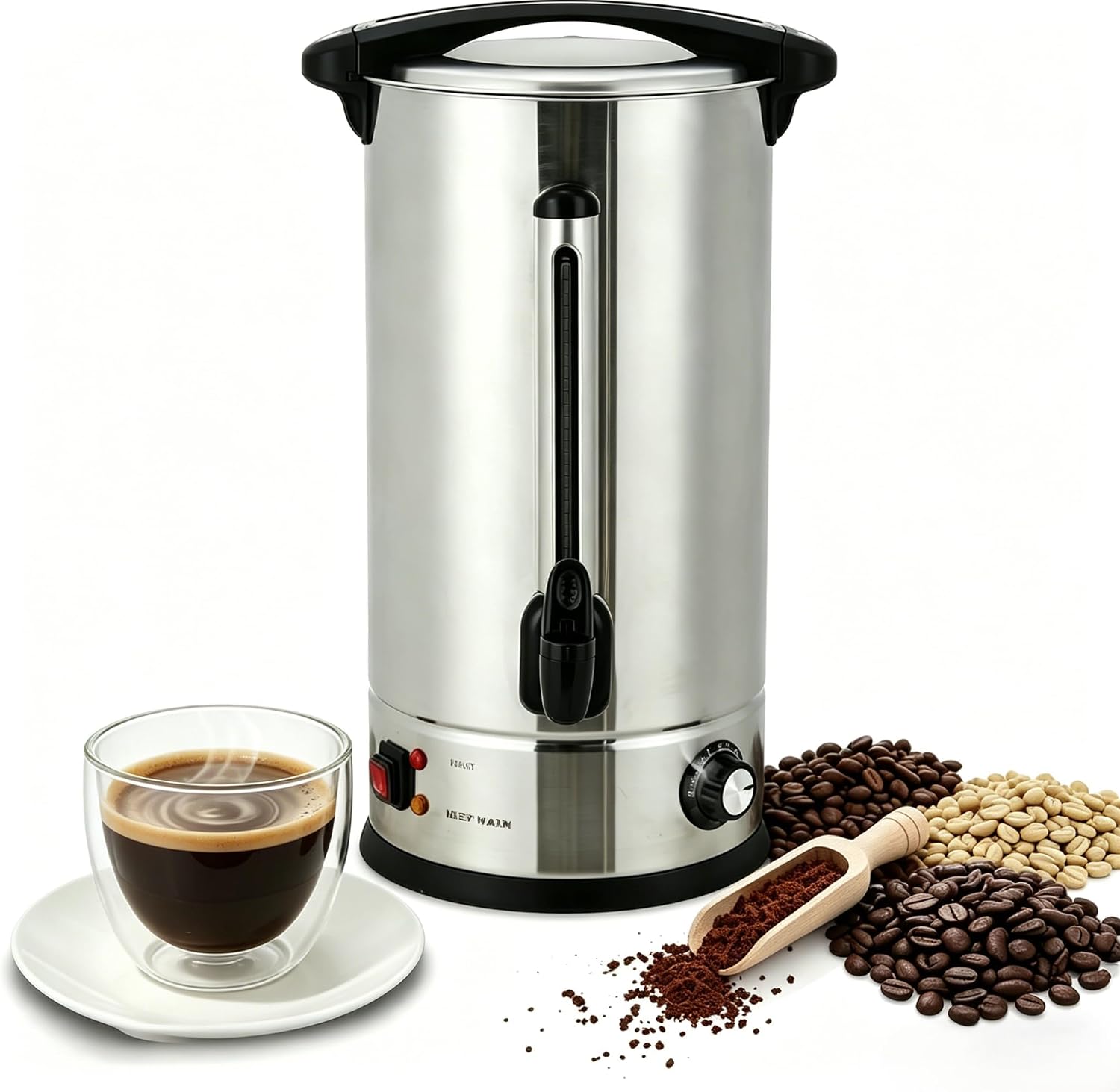 Coffee Tea Urn - Tacleekii Urne à Café Commerciale 18L,