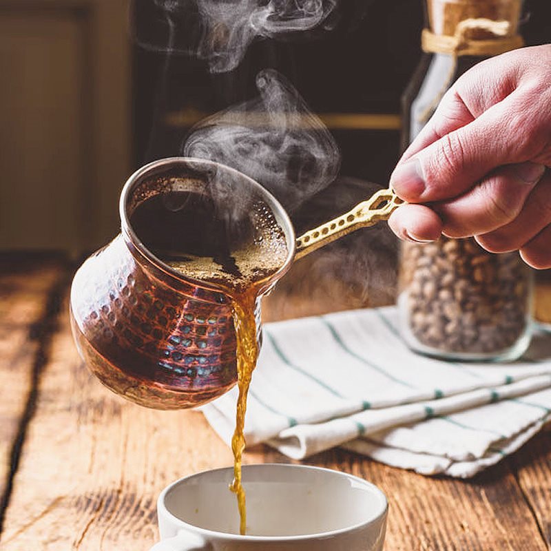 Coffee Tea Pot - Cafetière Türkiye, articles fins en cuivre