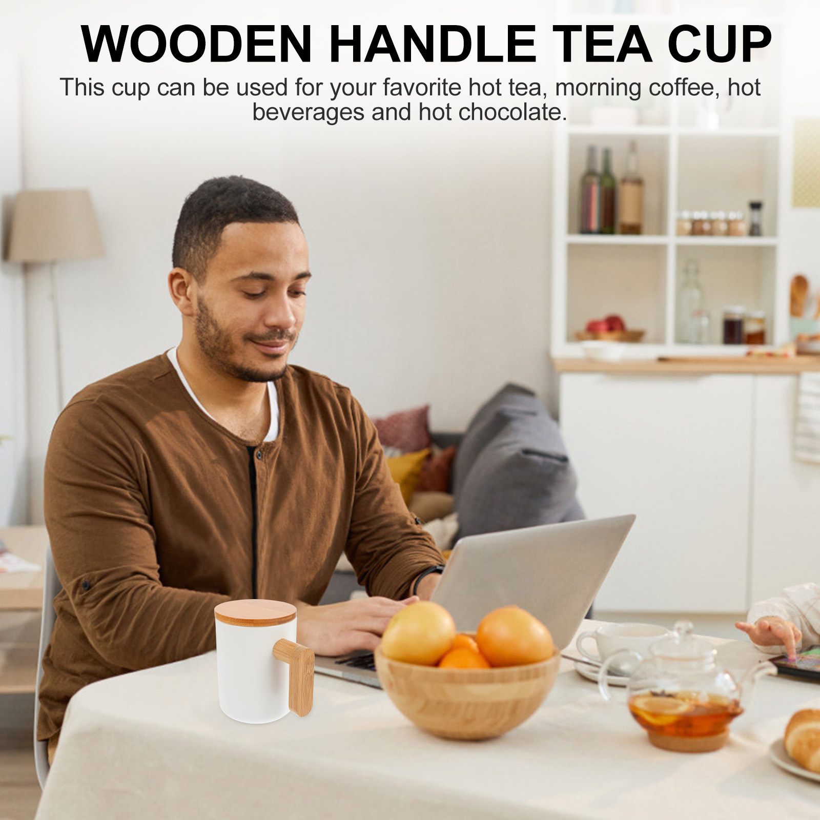 Coffee Tea Gardens - Tasse en céramique avec poignée en
