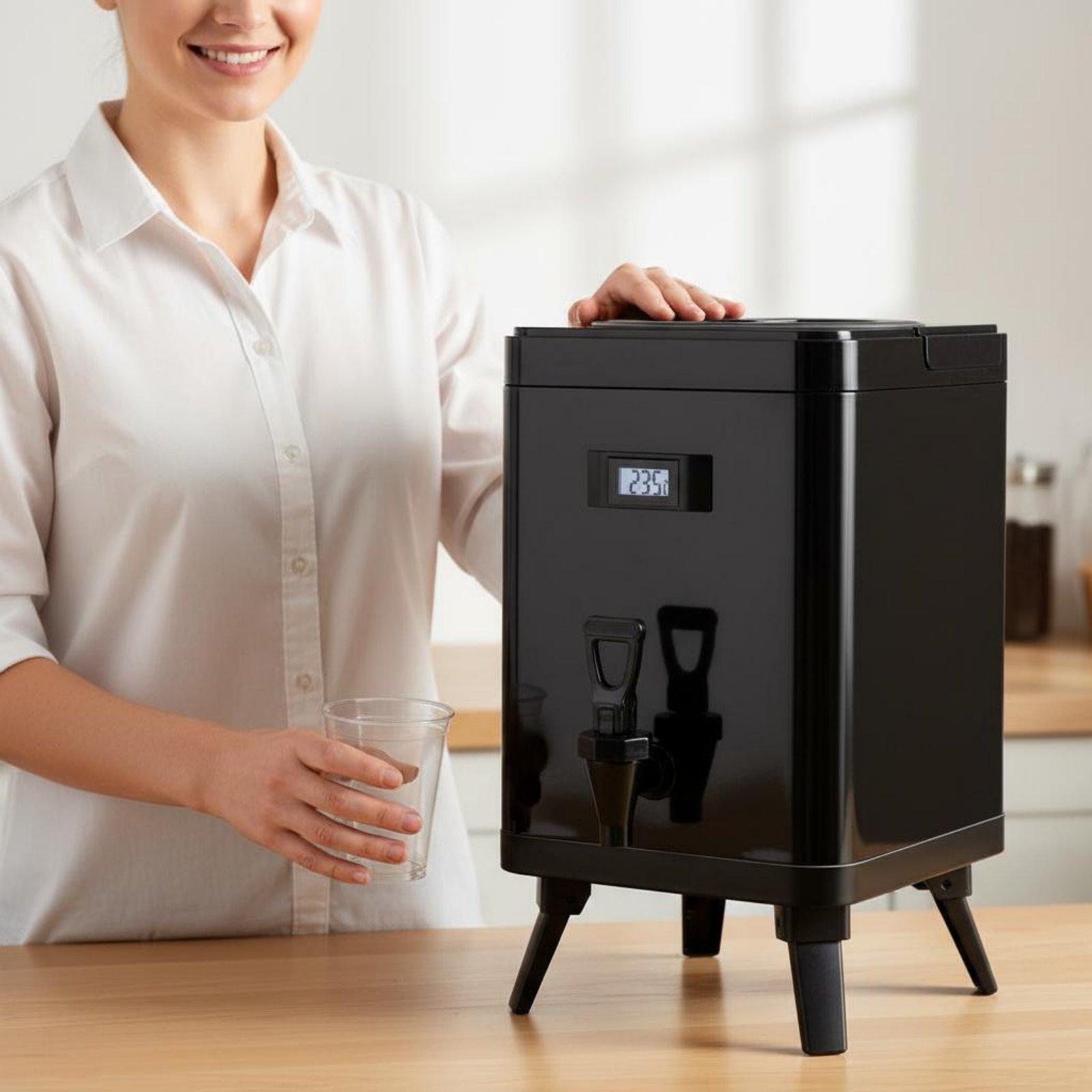 Coffee Tea Urn - Distributeur de boissons à triple isolation,