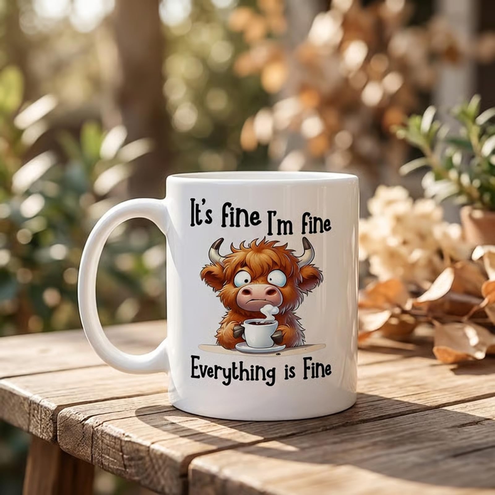 Coffee And Tea Quotes Funny - Mug de Vache des Highlands écossaise