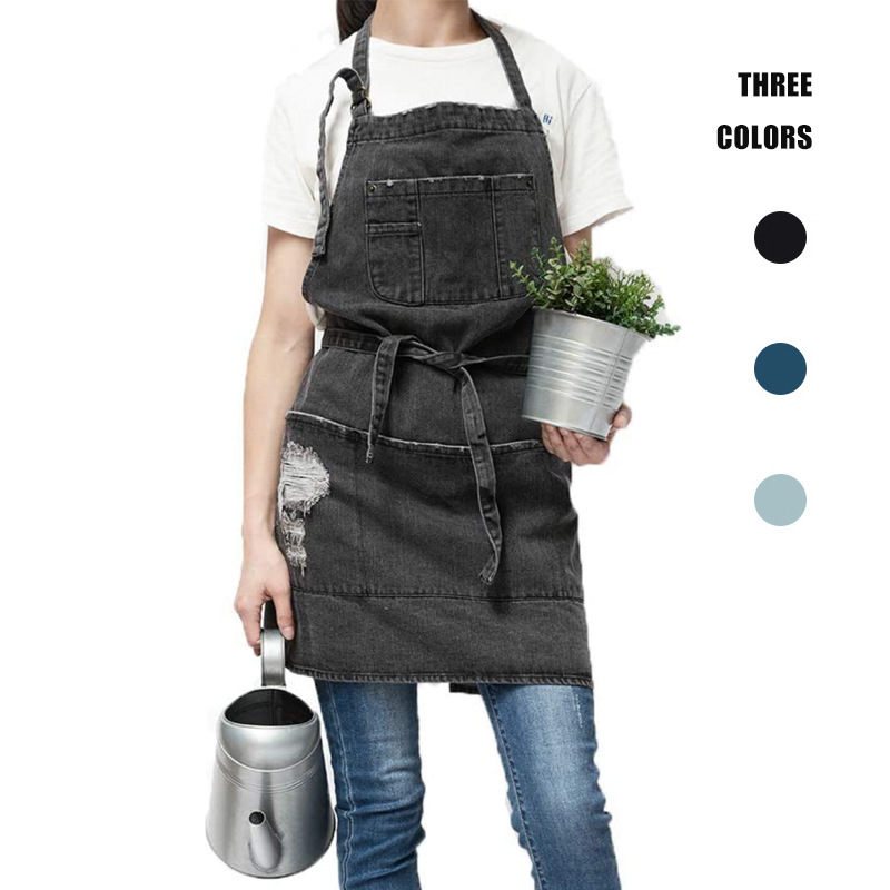 Tabliers japonais en denim de  - Coffee Tea Gardens avis et prix