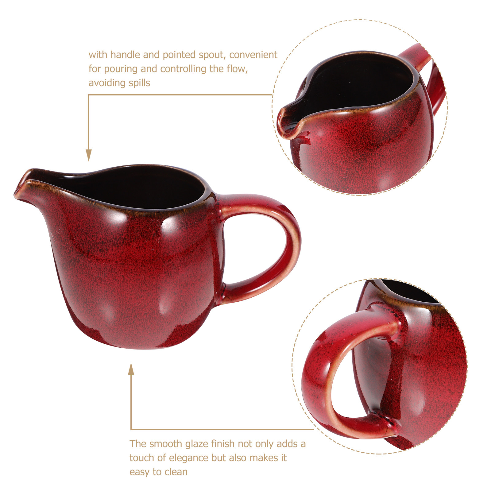 Pichet à lait en céramique ave - Coffee Tea Creamer avis et prix