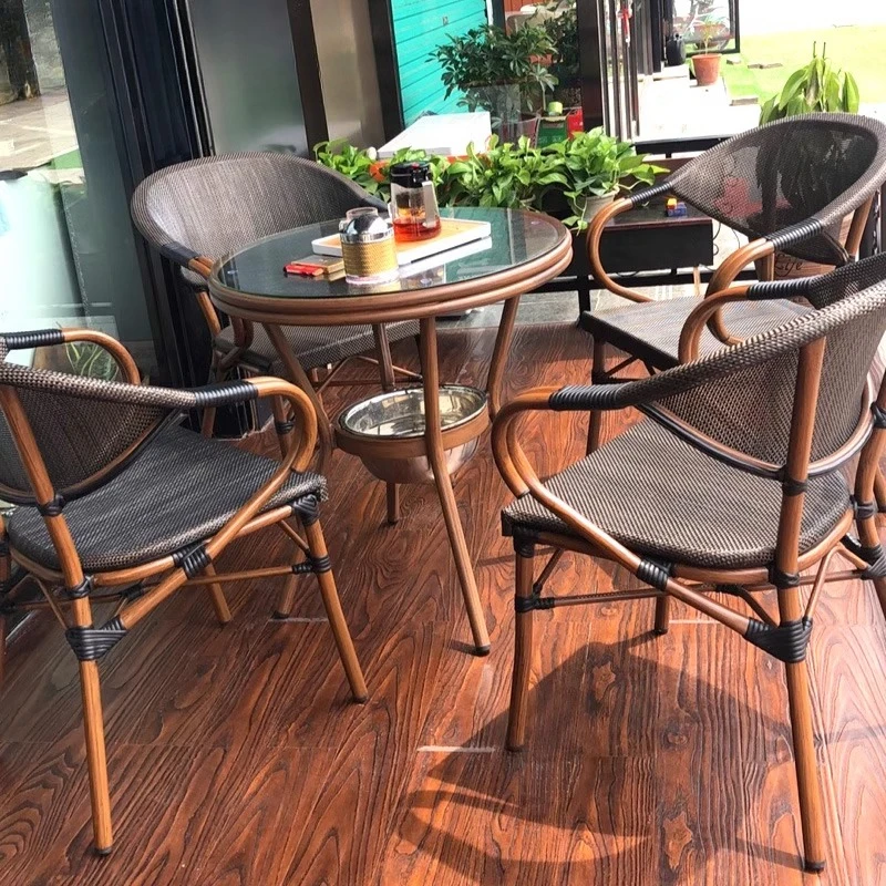 Jardin extérieur rotin cour ta - Coffee Tea Gardens avis et prix