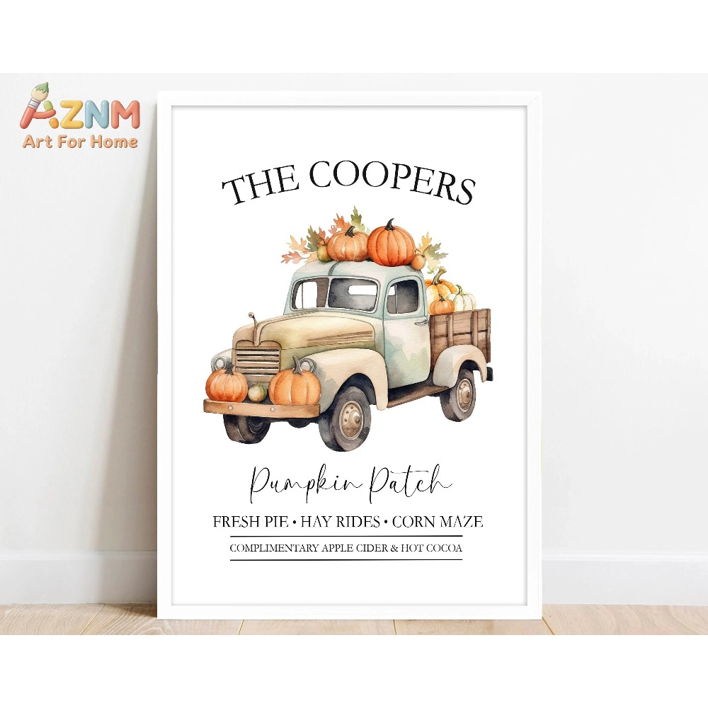 1PC Poster imprimé 'Pumpkin Sp - Coffee Tea Milk avis et prix