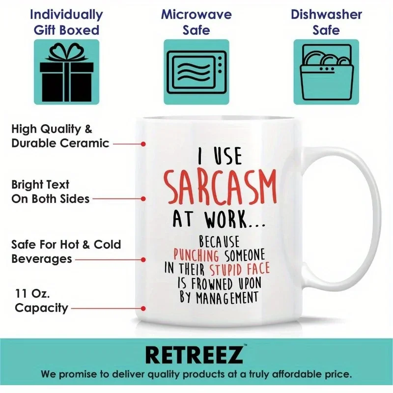 J'utilise le sarcasme au trava - Coffee And Tea Quotes Funny avis et prix