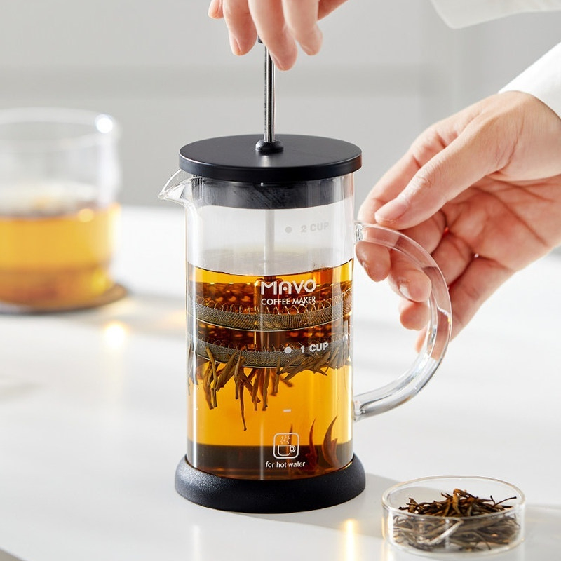 Cafetière à piston MAVO avec d - Coffee Tea Pot avis et prix