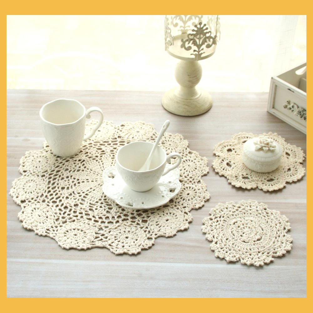 Nouveau napperon en coton tass - Coffee Tea Place avis et prix