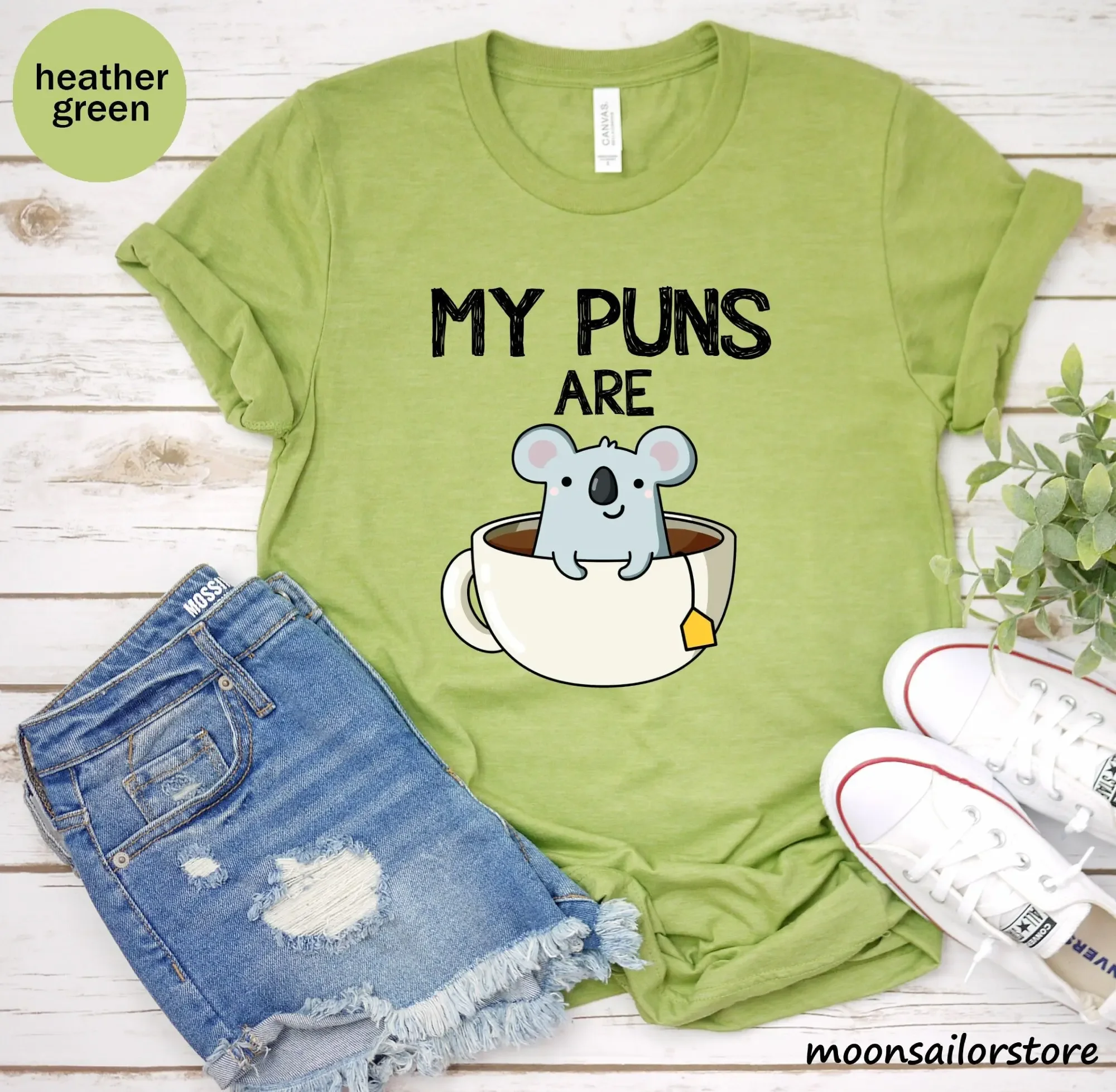 T-shirt « My Puns Are Koala Te - T And Tea Coffee avis et prix