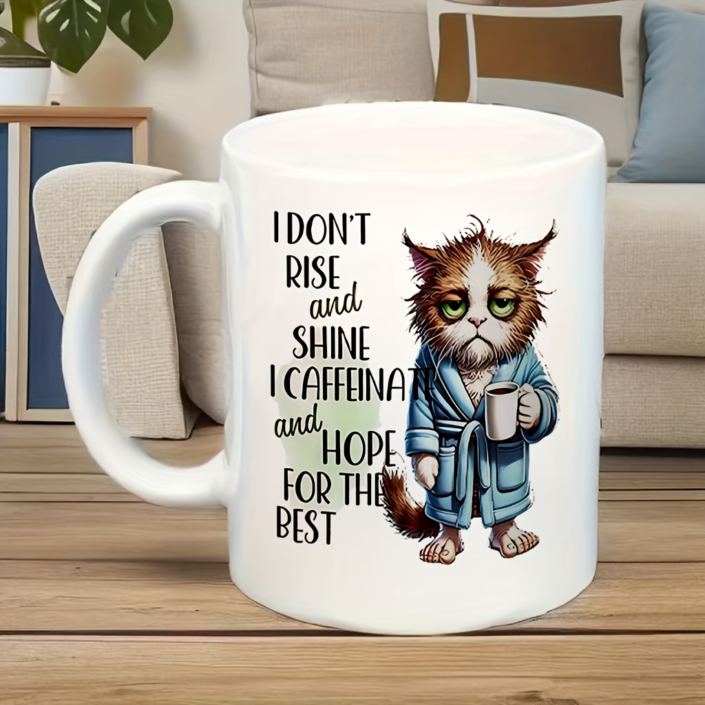 Mug amusant pour chat avec cit - Coffee And Tea Quotes Funny avis et prix