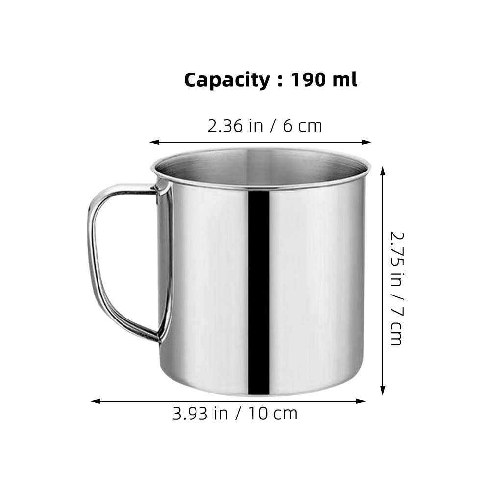 4 tasses en acier inoxydable p - Coffee Tea Cups avis et prix