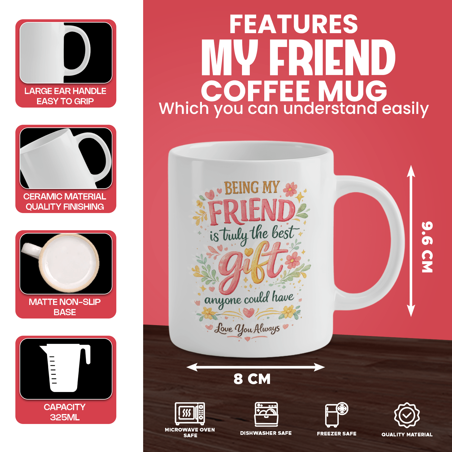 Tasse à café « Être mon ami es - Coffee And Tea Quotes Funny avis et prix