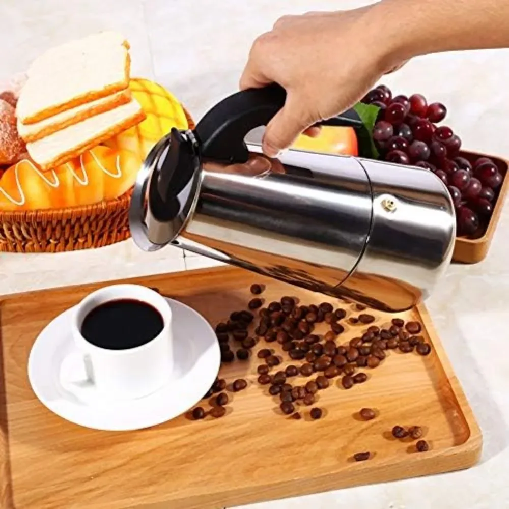 Cafetière à expresso en acier  - Coffee Tea Pot avis et prix