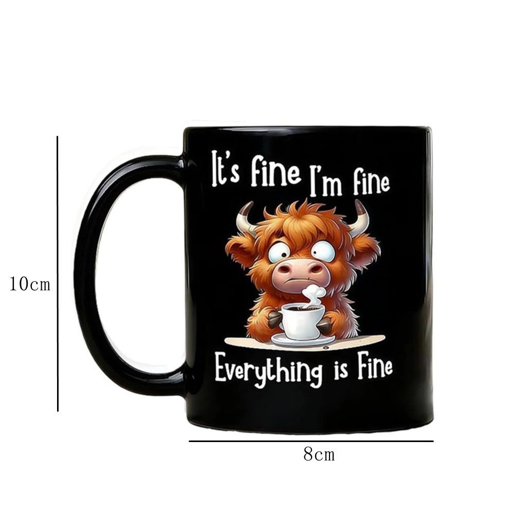 Mug de Vache des Highlands éco - Coffee And Tea Quotes Funny avis et prix